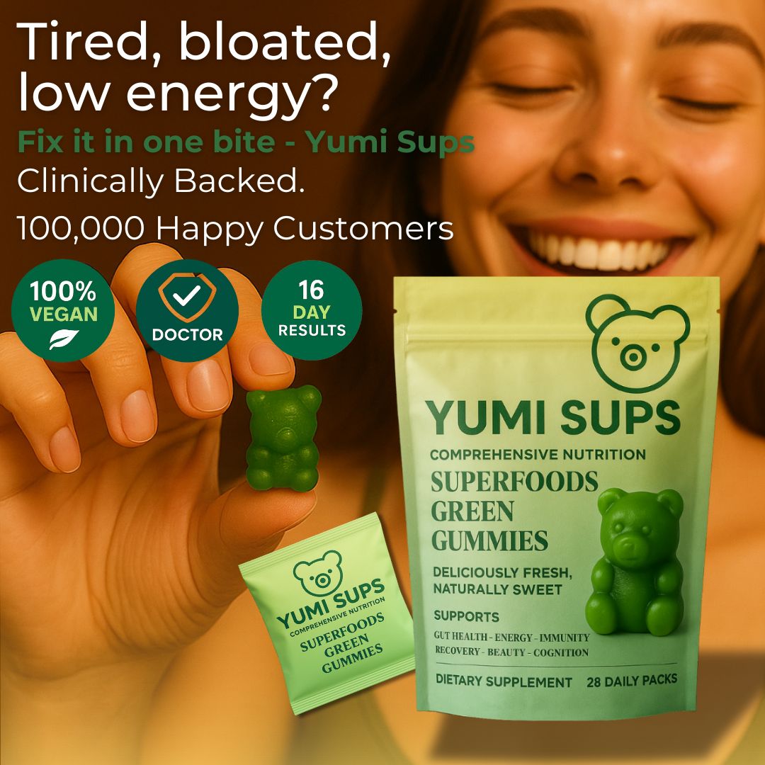 Yumi Sups – 60+ Nutrients in One Delicious Gummy